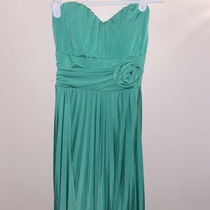 Speechless strapless waist tie dress